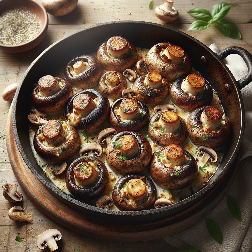Champiñones rellenos