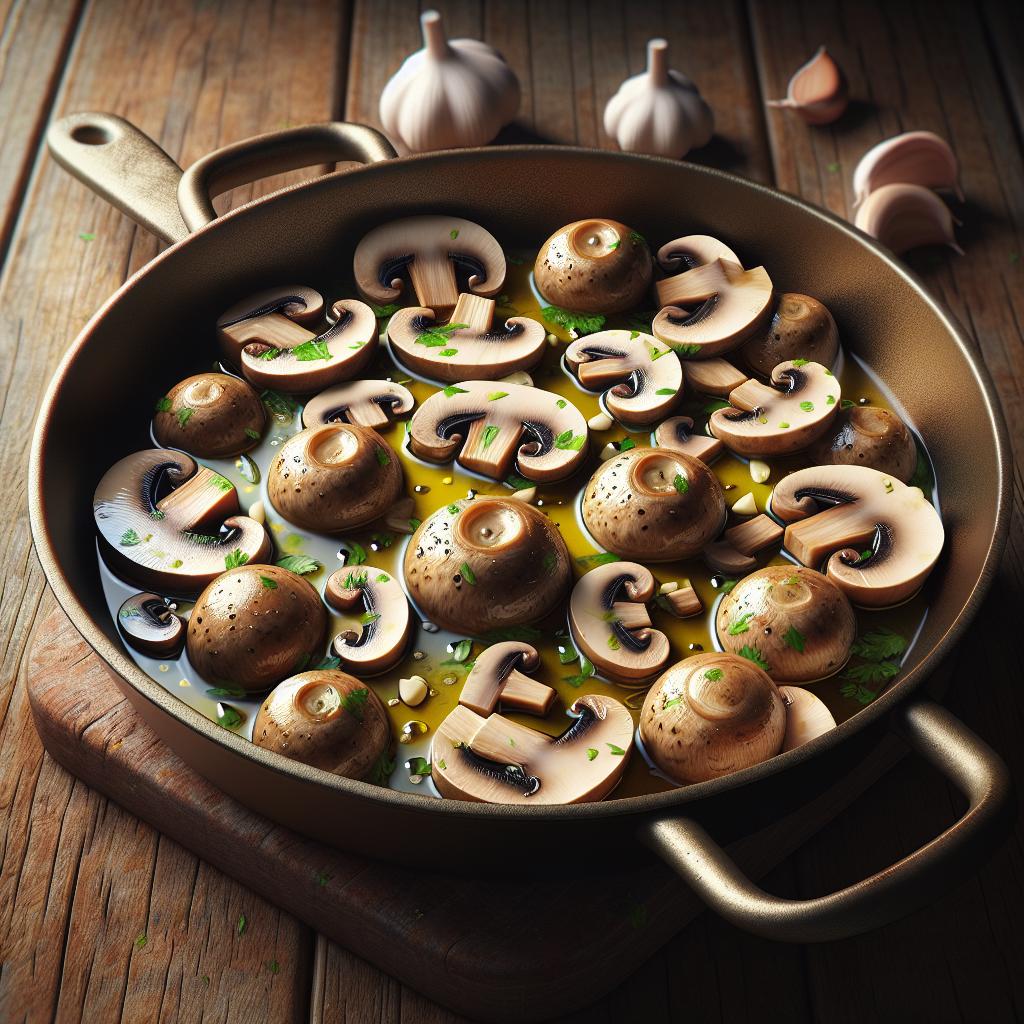 Champiñones salteados