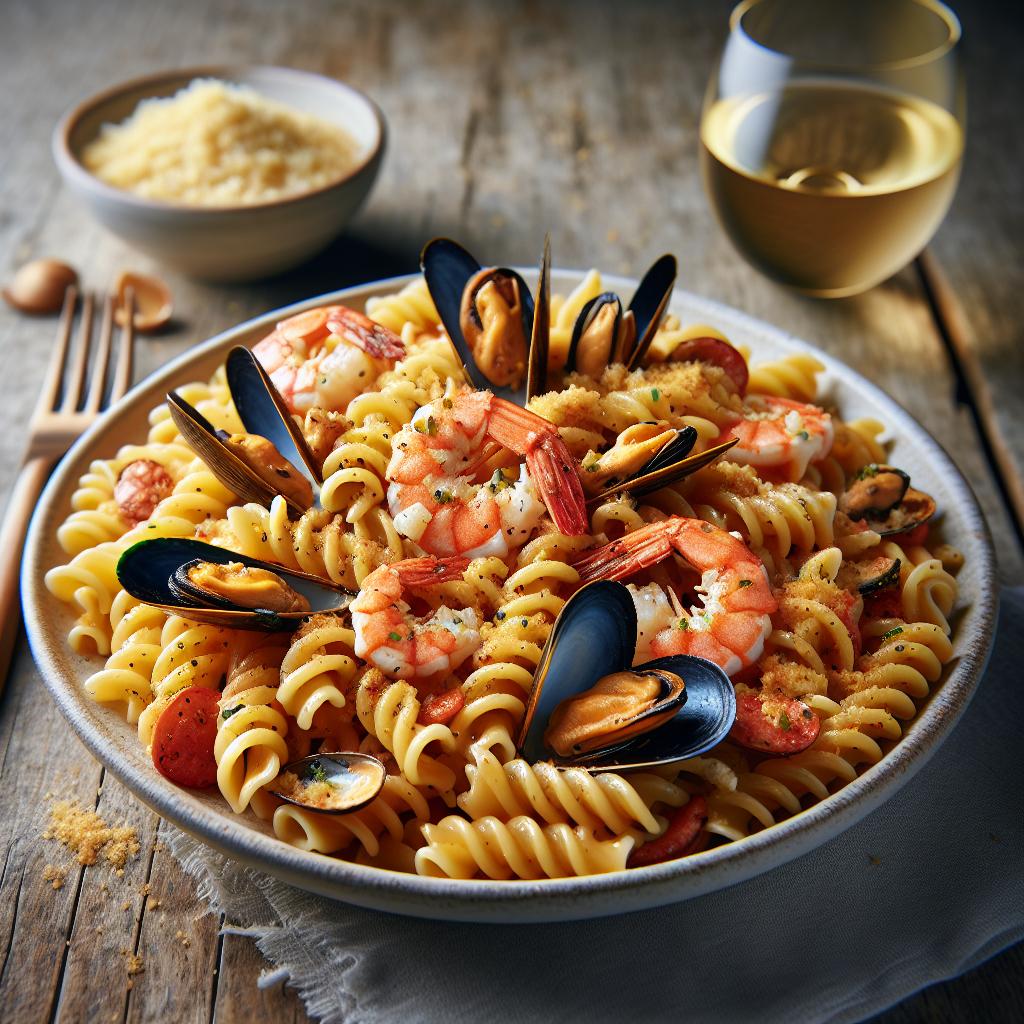 Fusilli Largos a la Carbonara de Mar