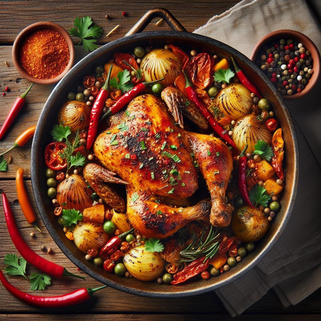 Pollo peri peri a la portuguesa