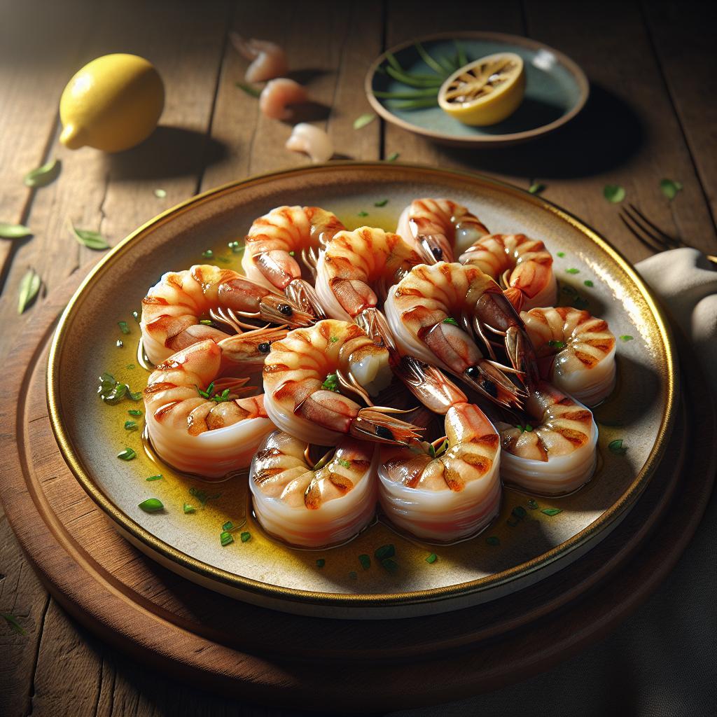 Gambas al lardo