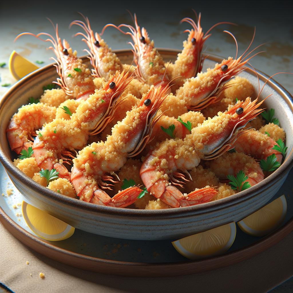 Gambas en costra