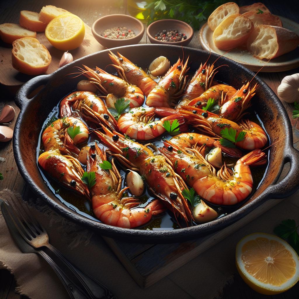 Gambas a la sartén
