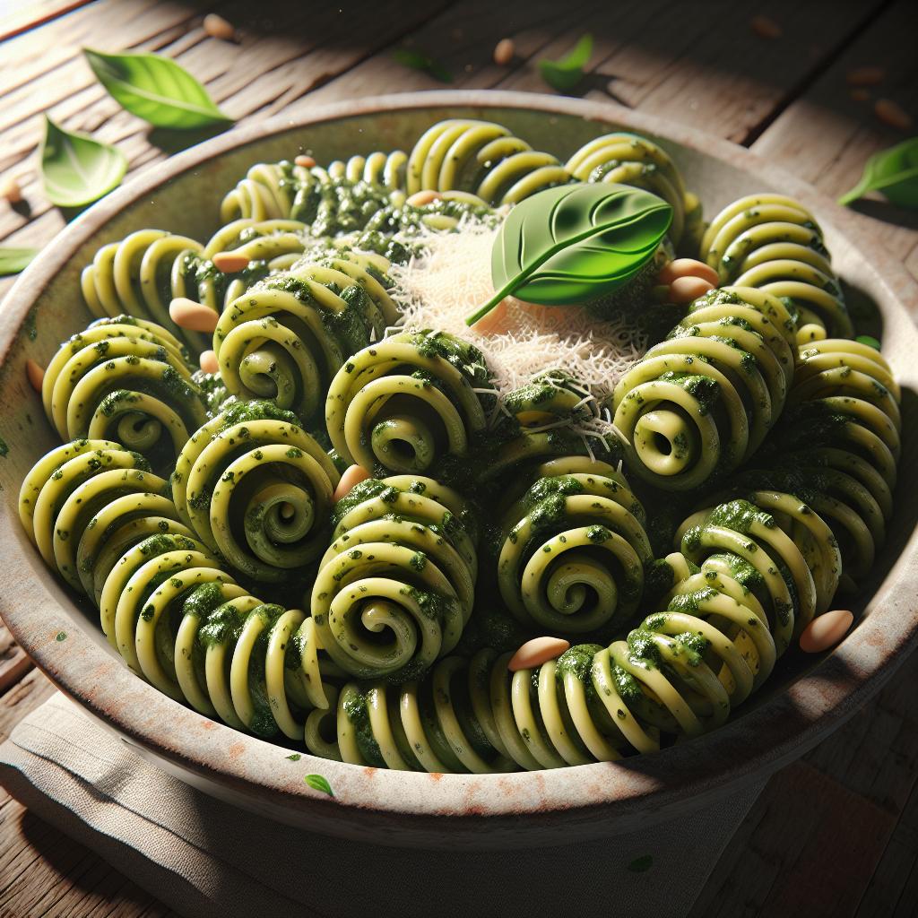 Rollitos de pesto