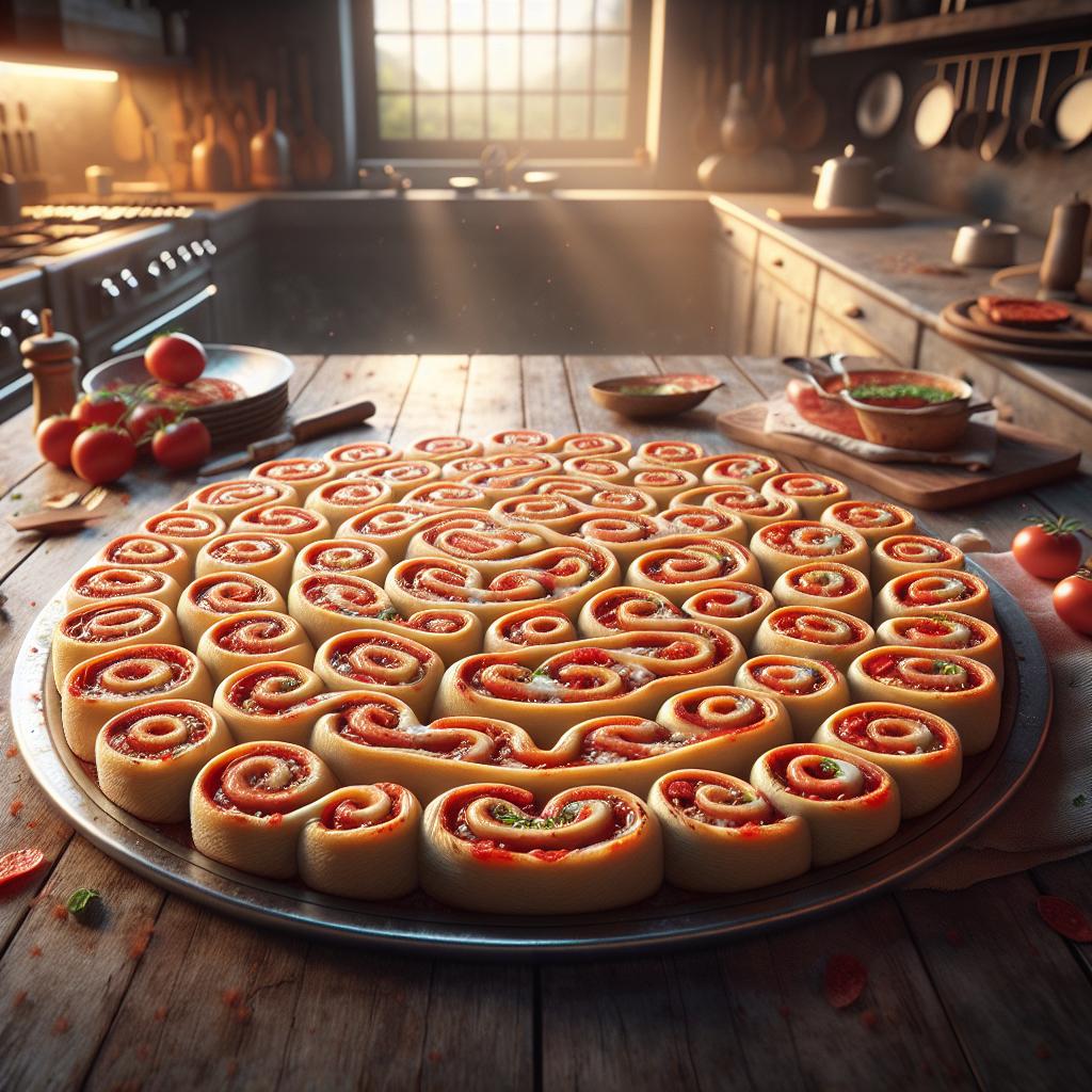 Espirales de pizza