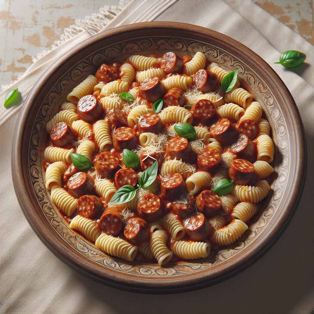 Gnocchetti Sardi con Ragù de Salchicha