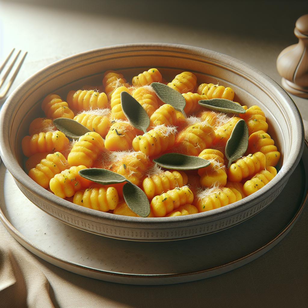 Ñoquis de calabaza y patatas