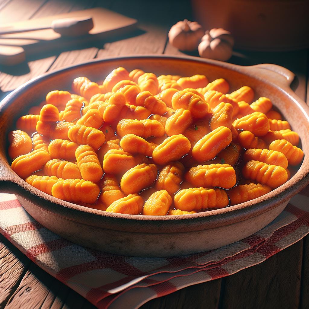 Ñoquis de calabaza sin masa