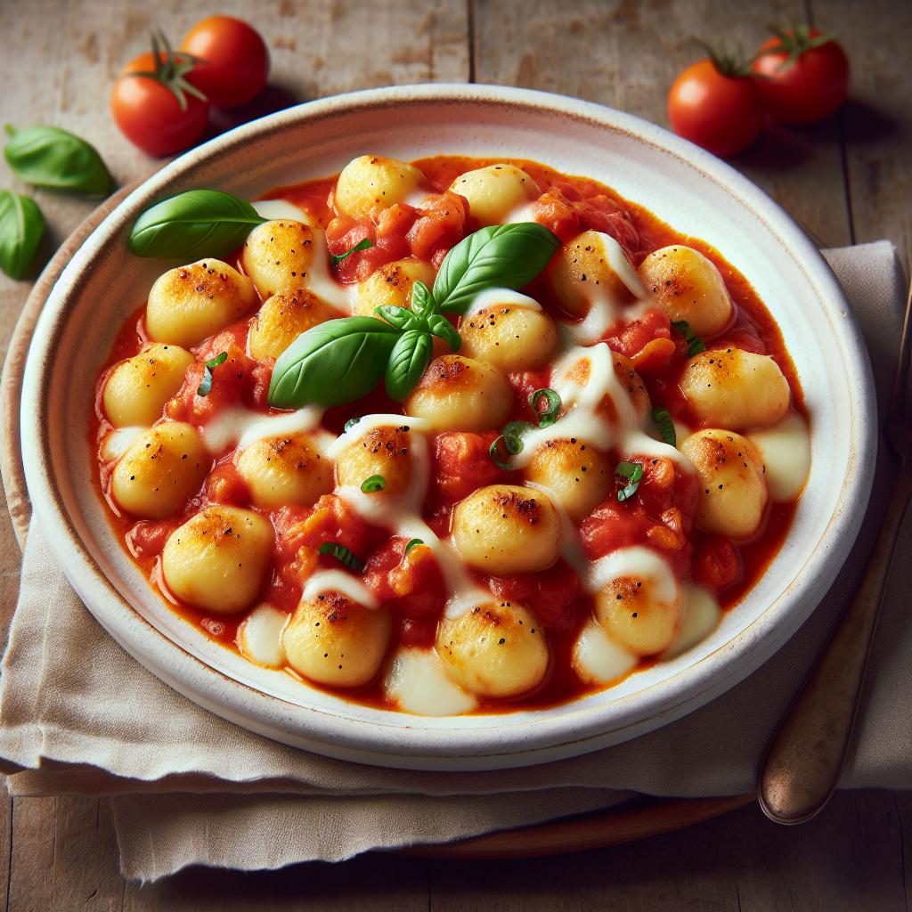 Ñoquis filantes a la sorrentina