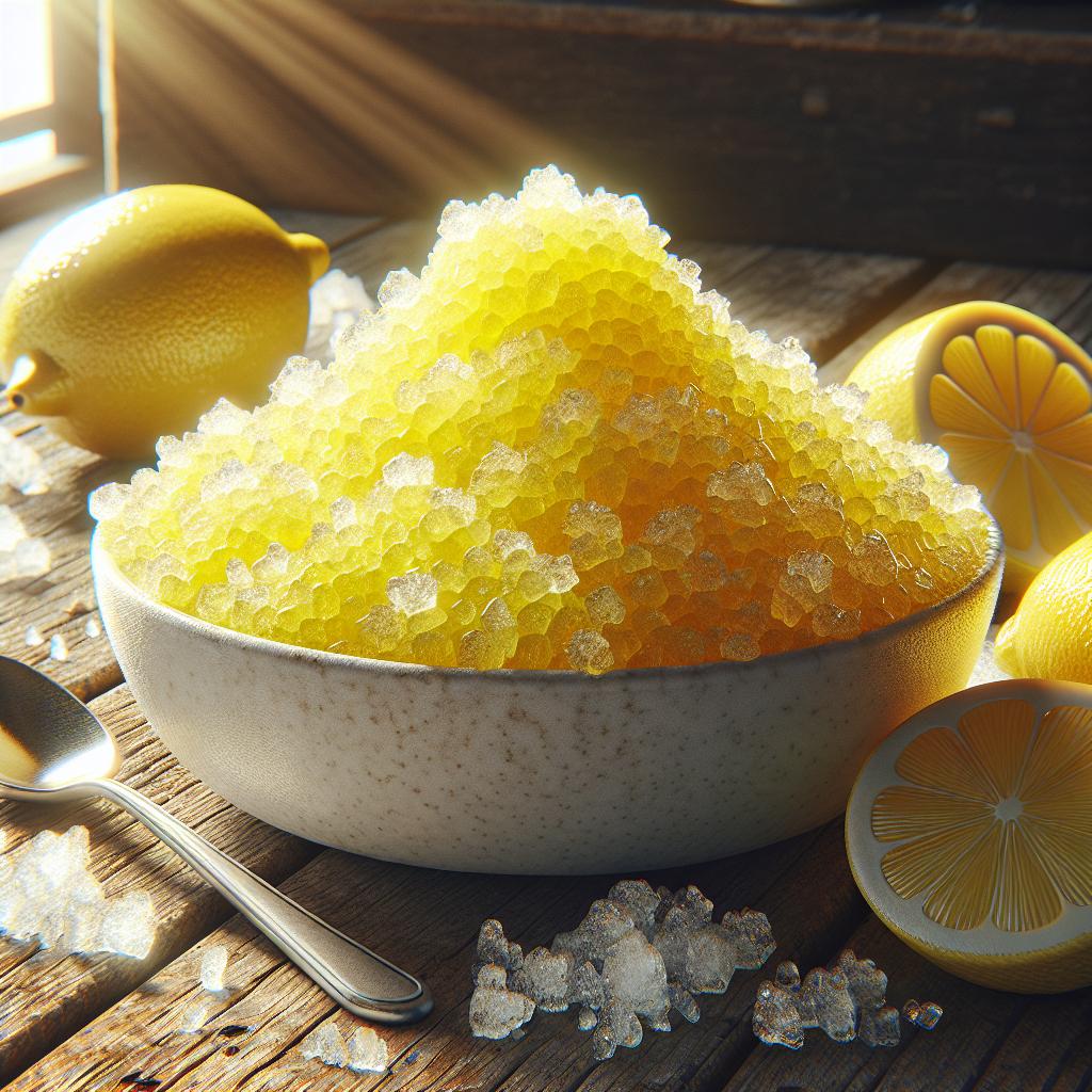 Granita de limón