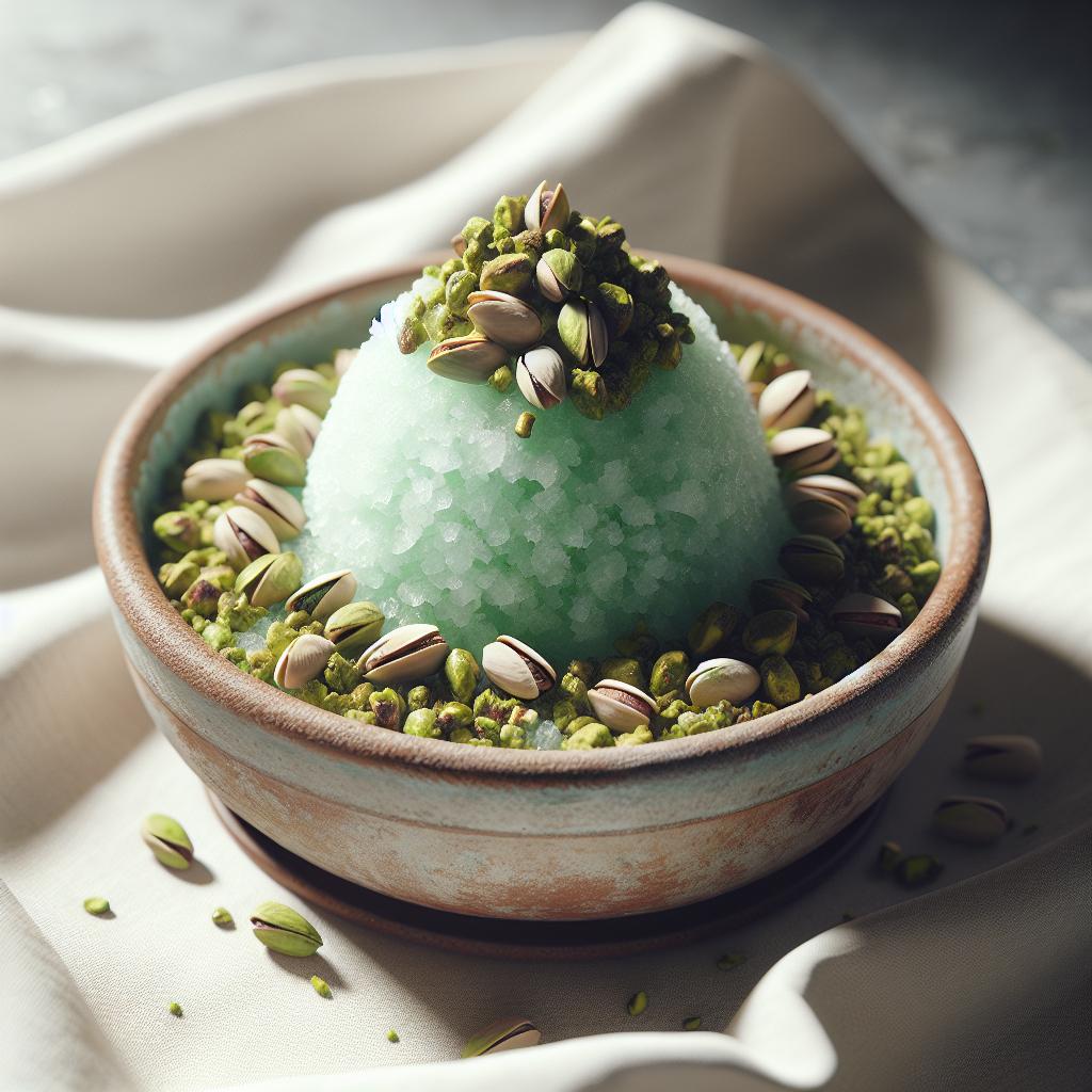 Granita de pistacho