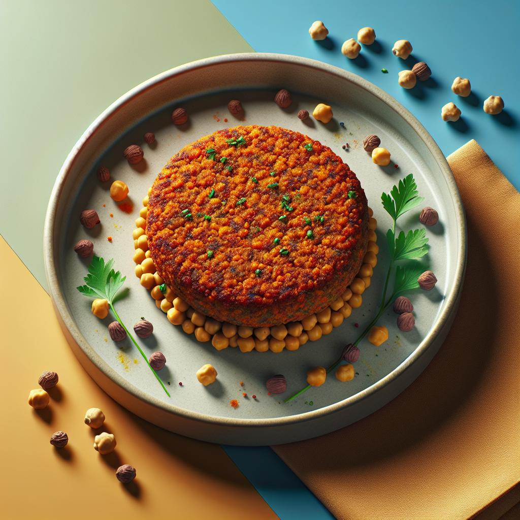 Hamburguesas de garbanzos