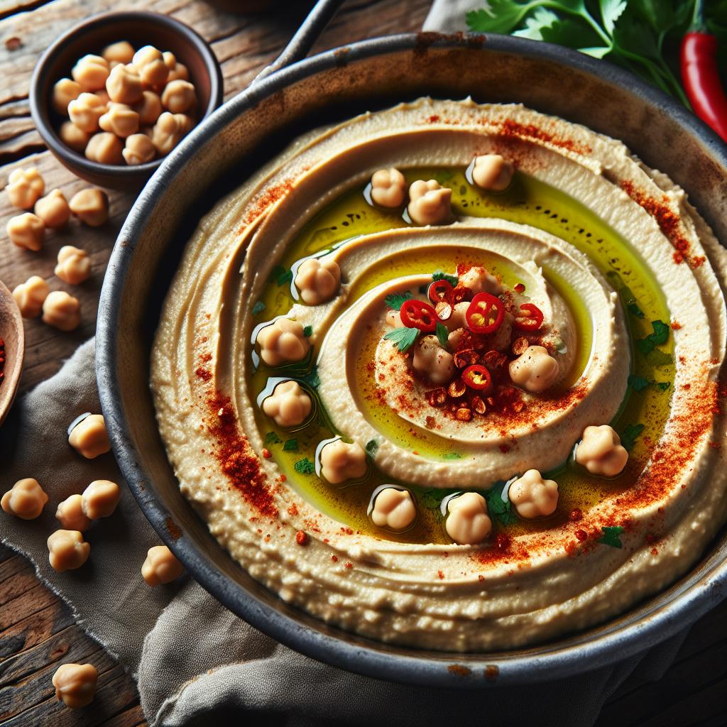 Hummus de garbanzos