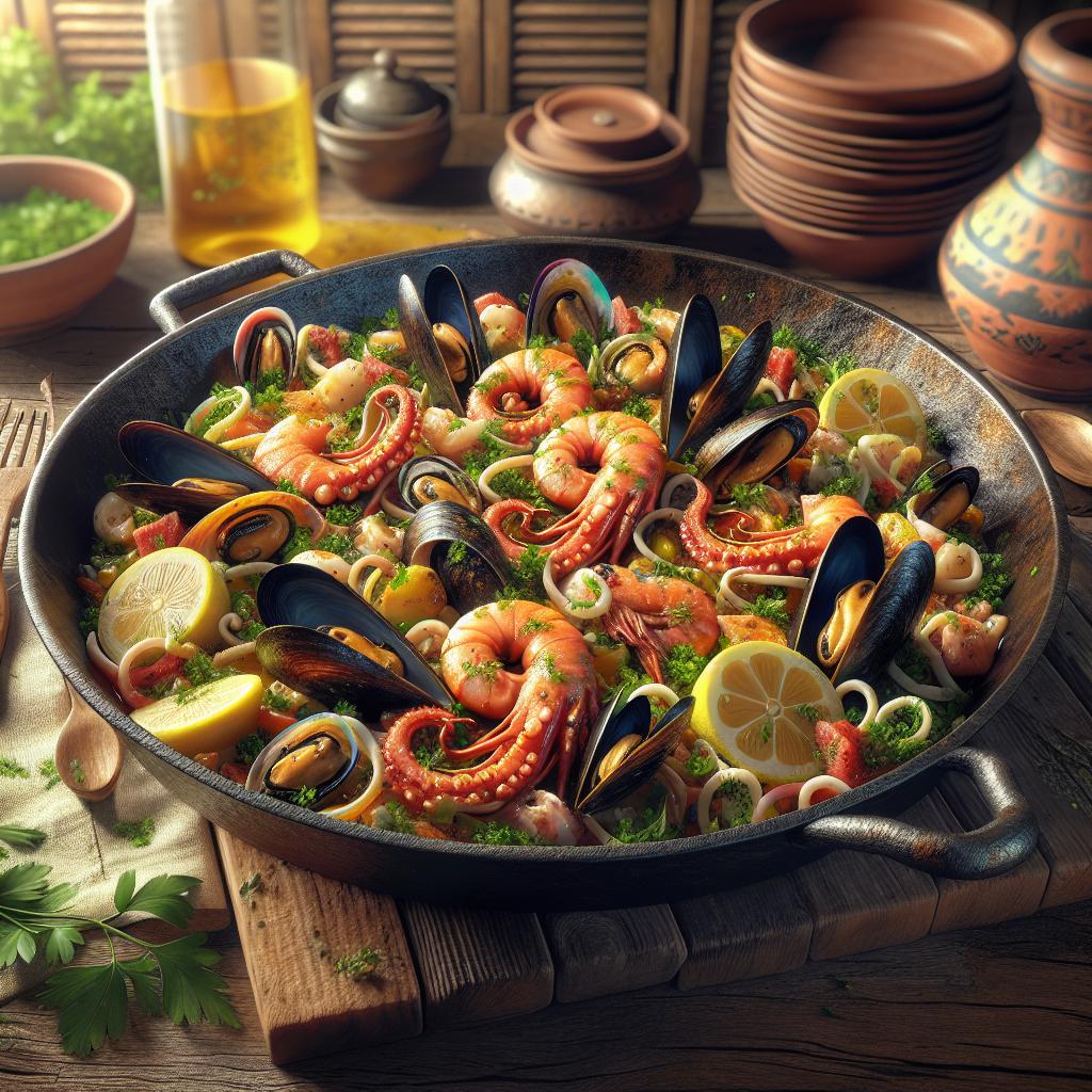 Ensalada de mariscos