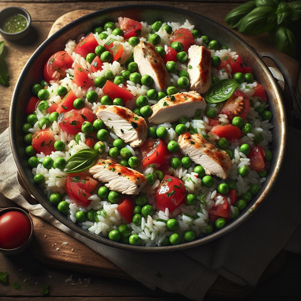 Ensalada de arroz invernal
