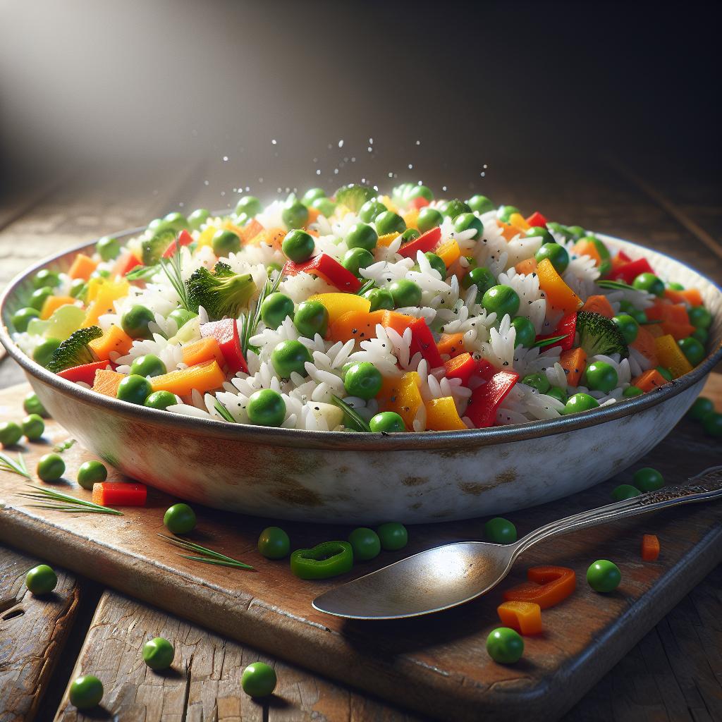 Ensalada de arroz primavera