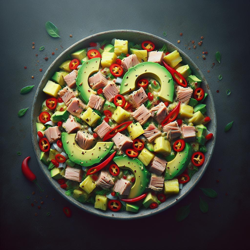Ensalada de atún exótica