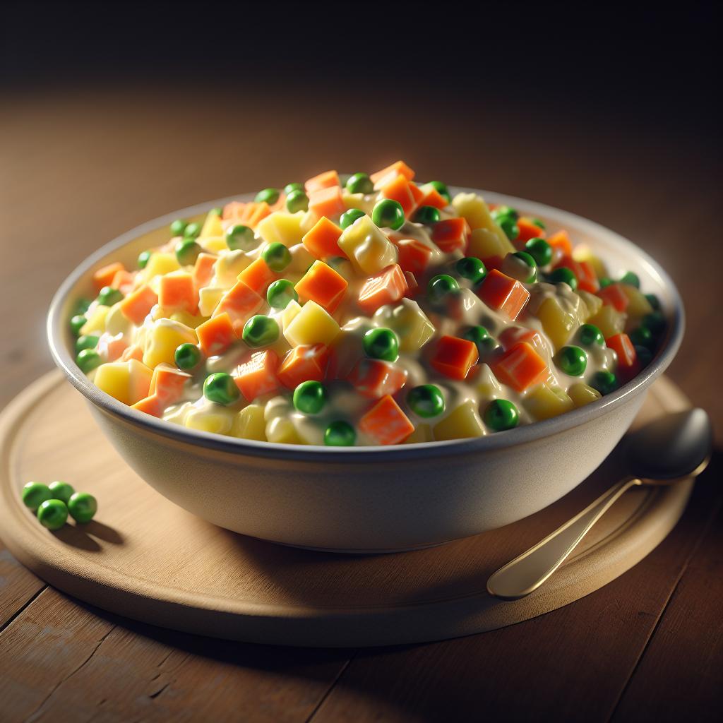 Ensalada rusa con patatas