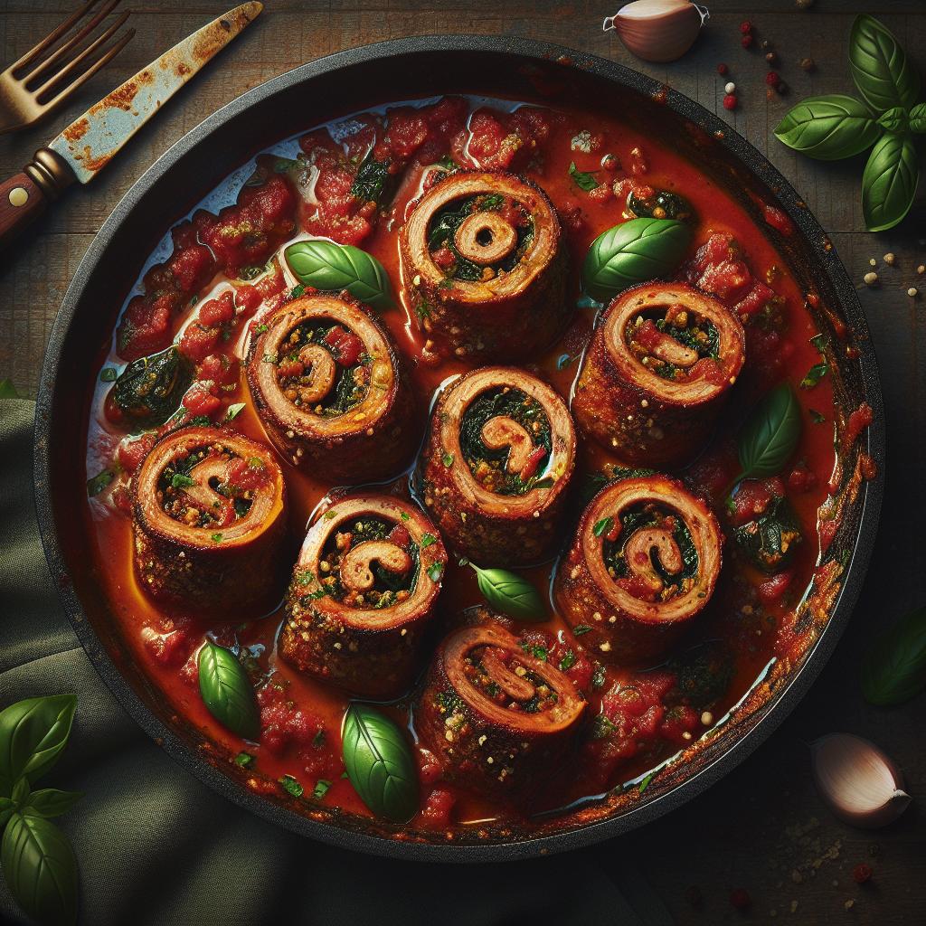 Rollitos a la pizzaiola