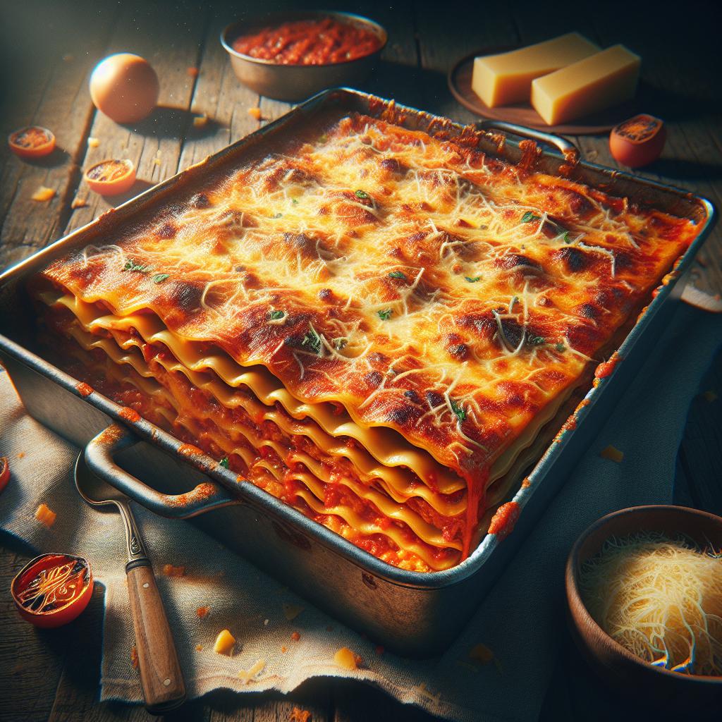 Lasañas a la parmesana