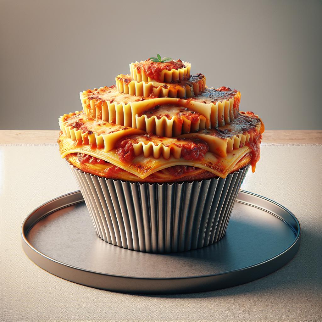 Cupcakes de lasaña