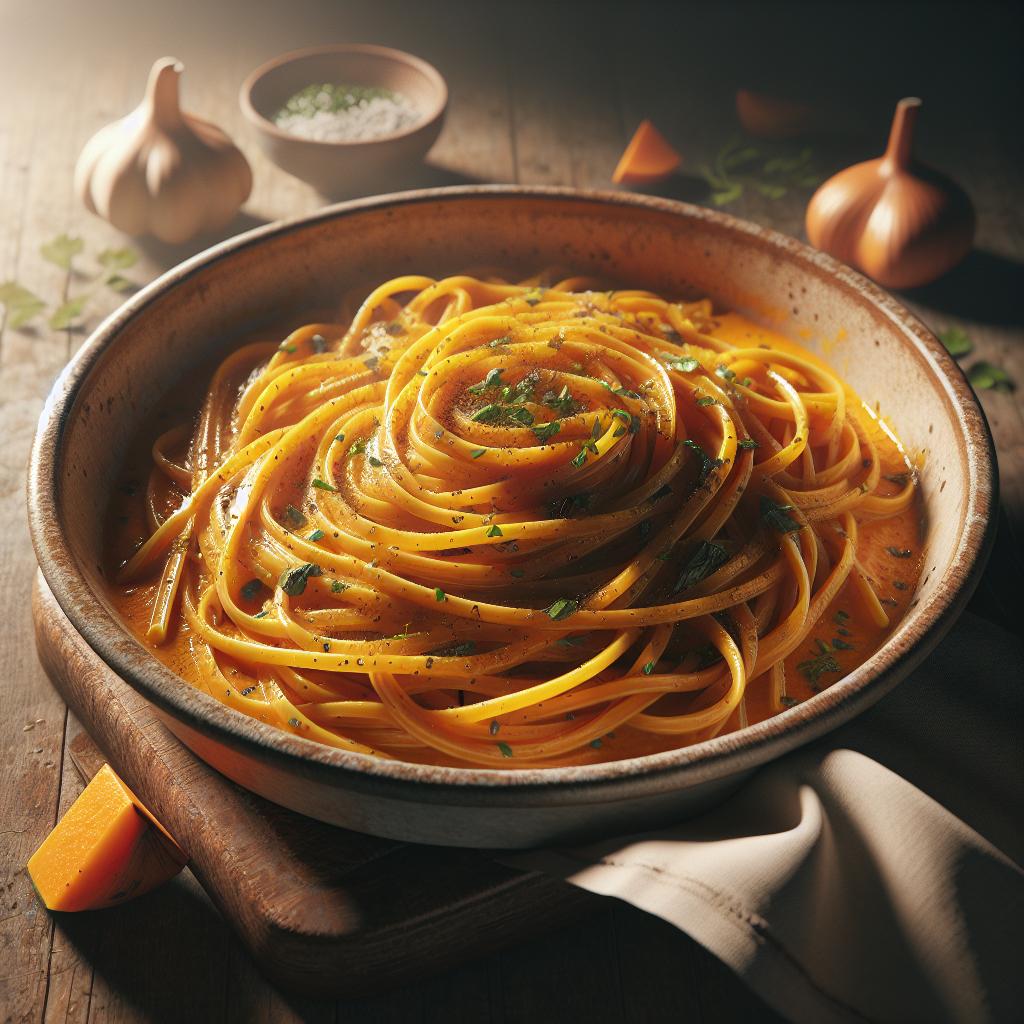 Linguine a la calabaza