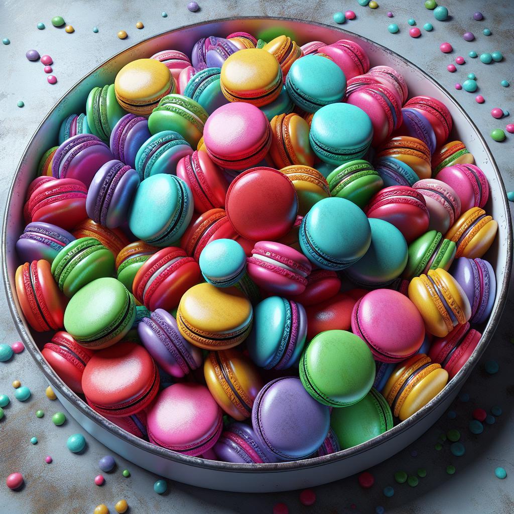 Macarons multicolor