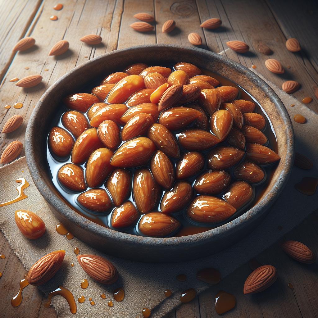 Almendras pralinadas hechas en casa