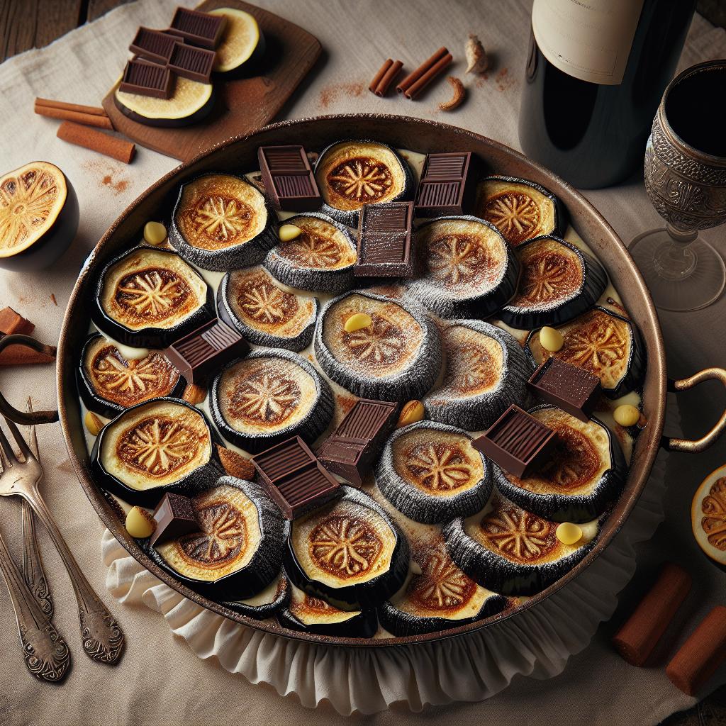 Berenjenas al chocolate