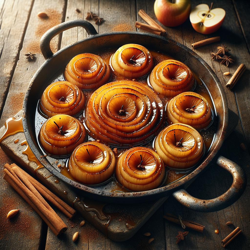 Manzanas caramelizadas