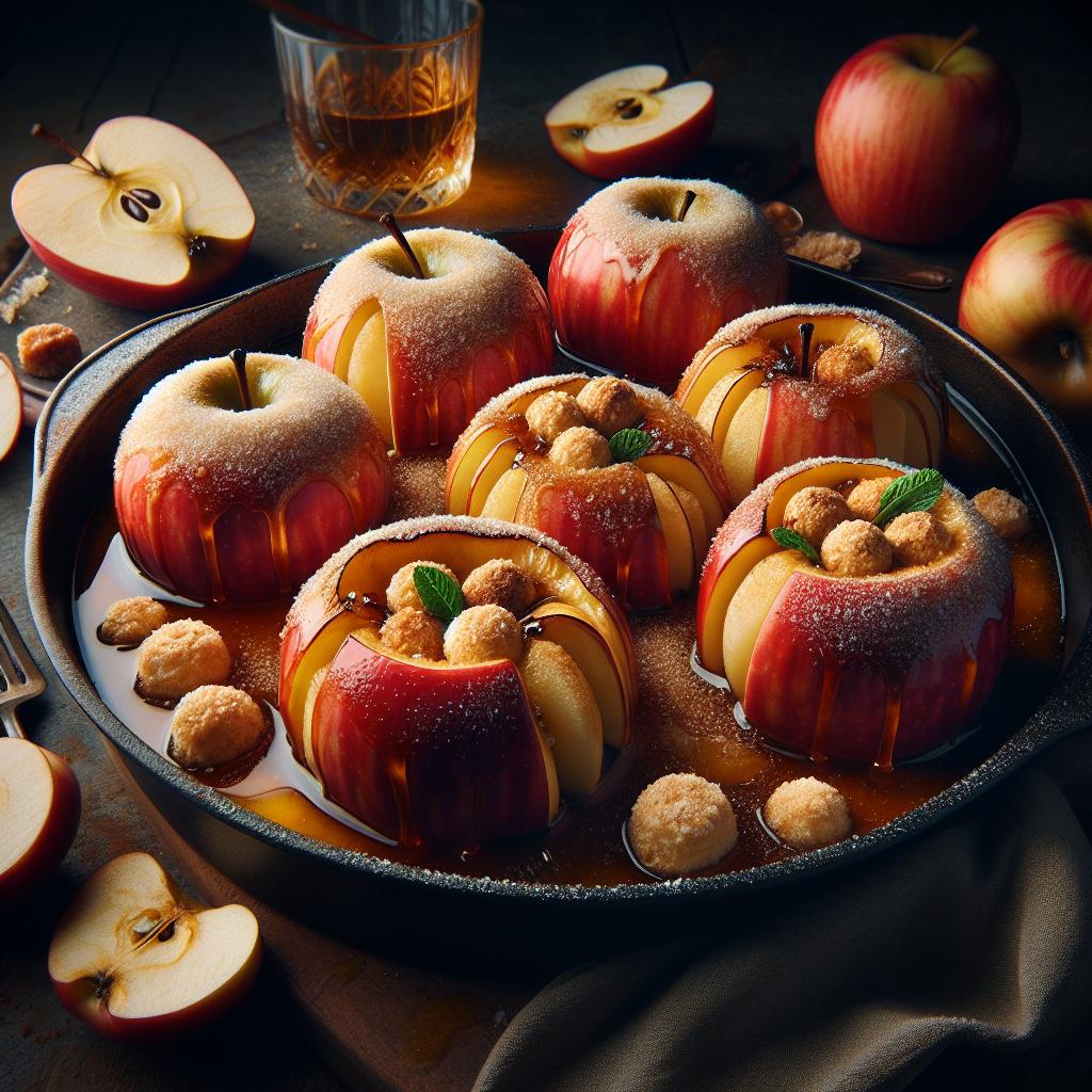 Manzanas cocidas