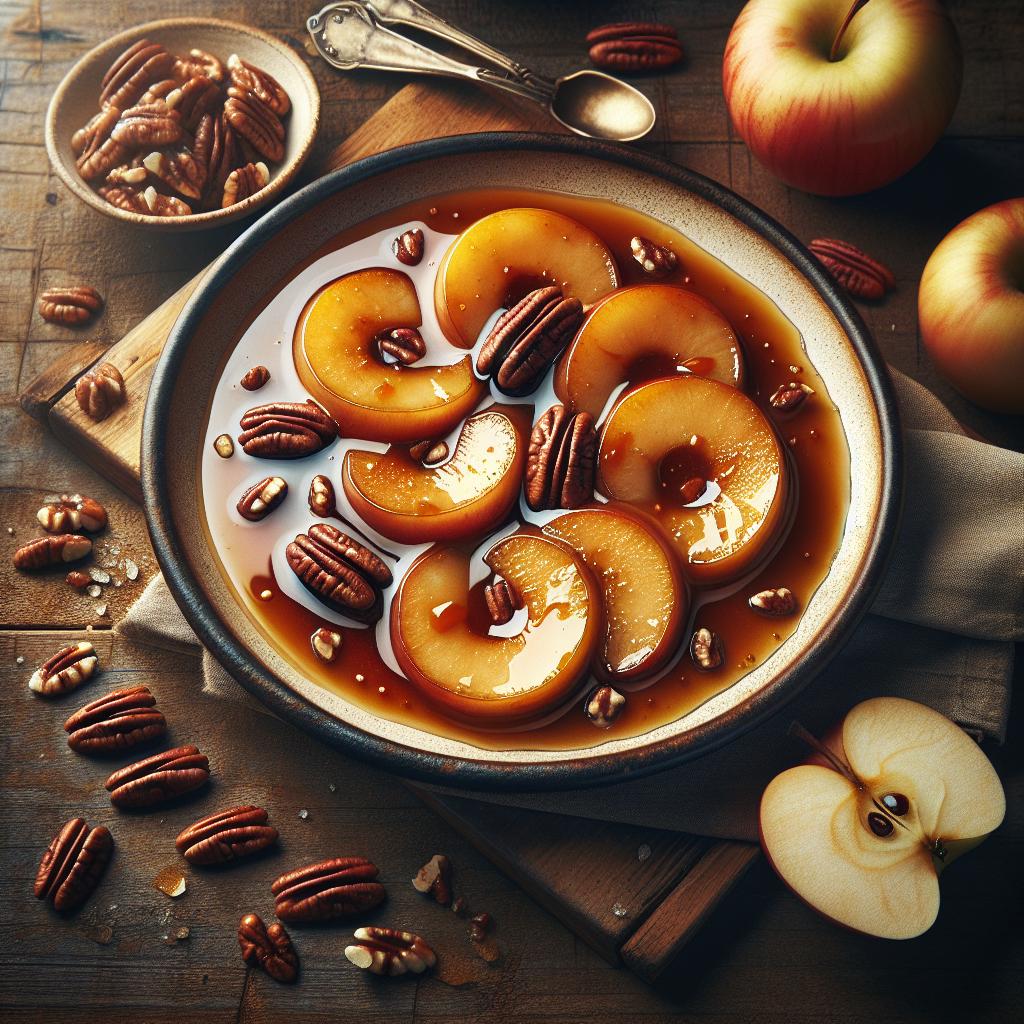 Manzanas hechizadas caramelizadas