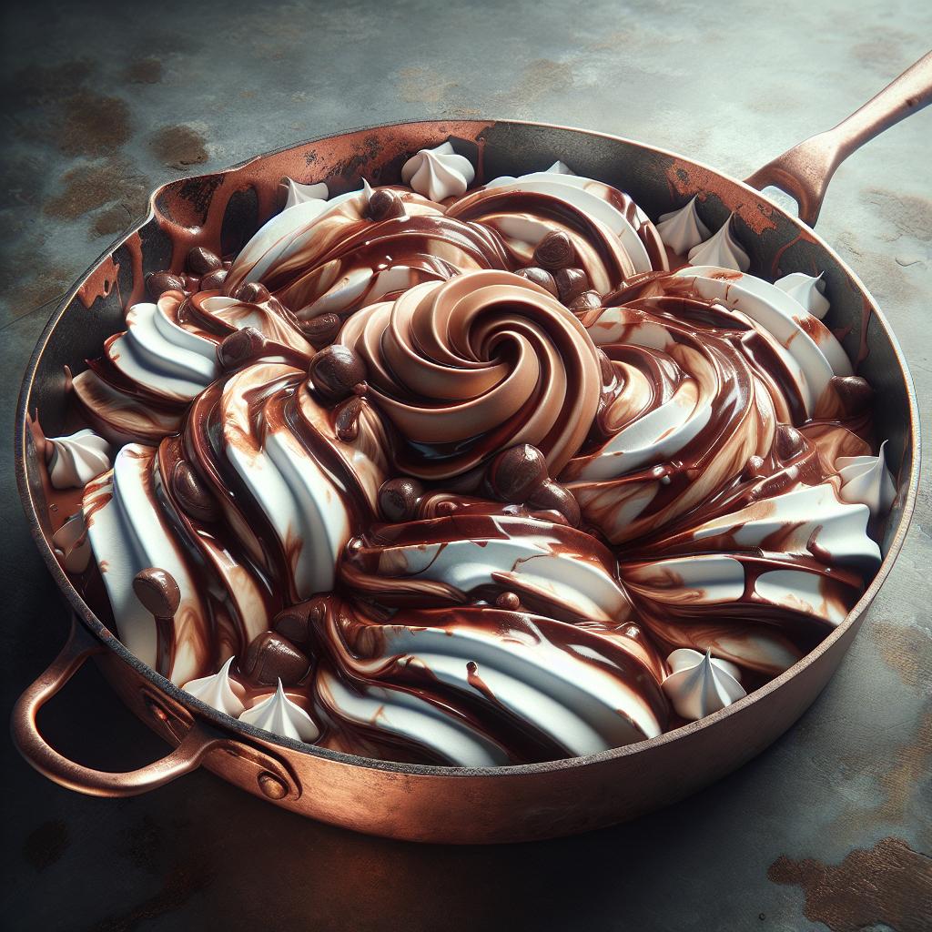 Meringata helado de chocolate