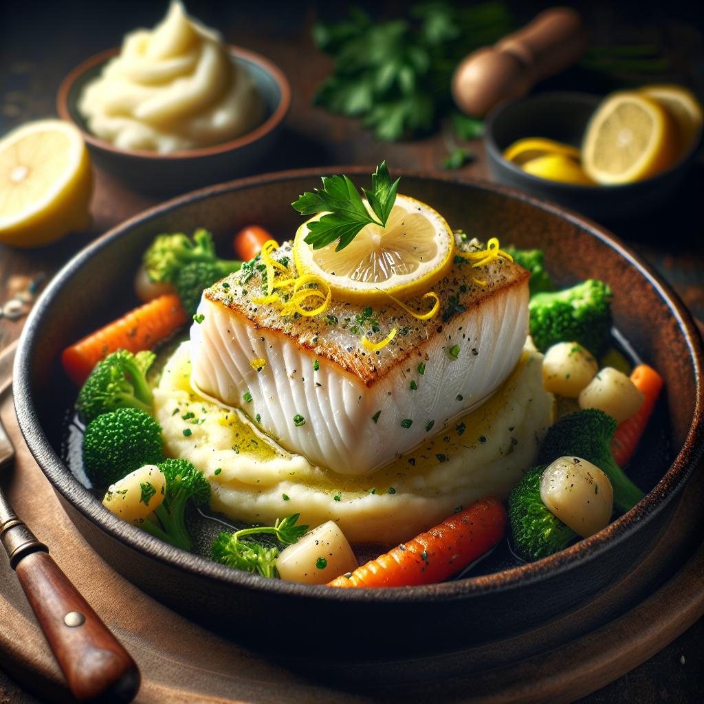Bacalao al limón