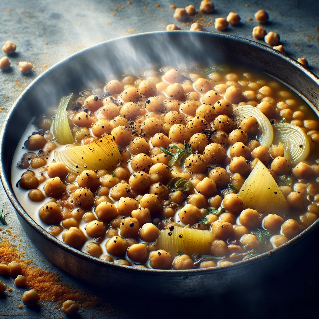 Sopa de garbanzos y lentejas