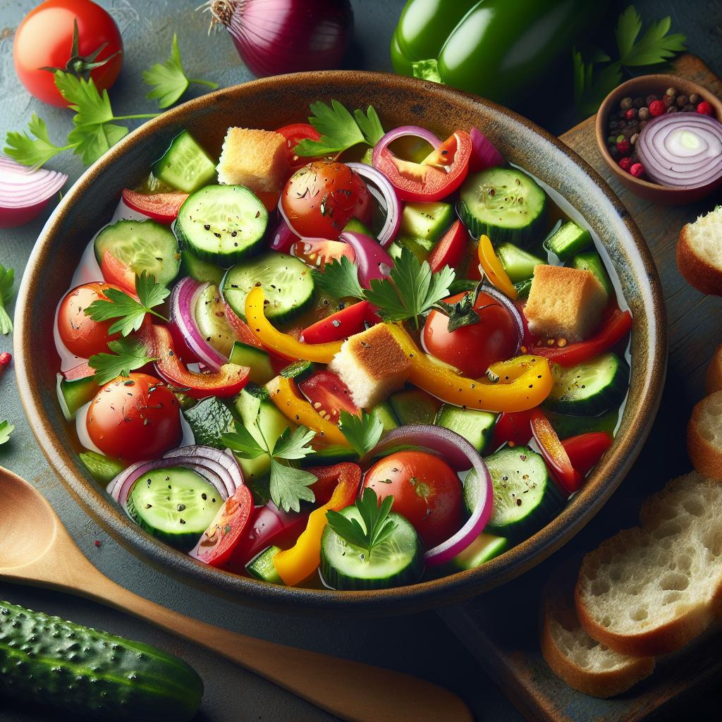 Sopa fría de verduras