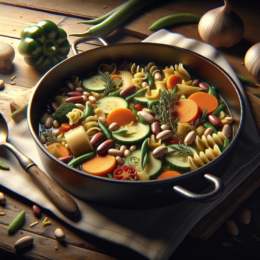 Minestrone de verduras de invierno