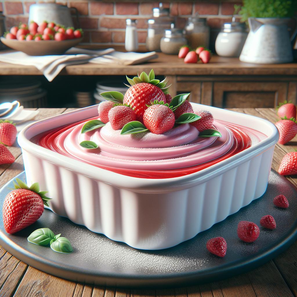 Mousse de fresas