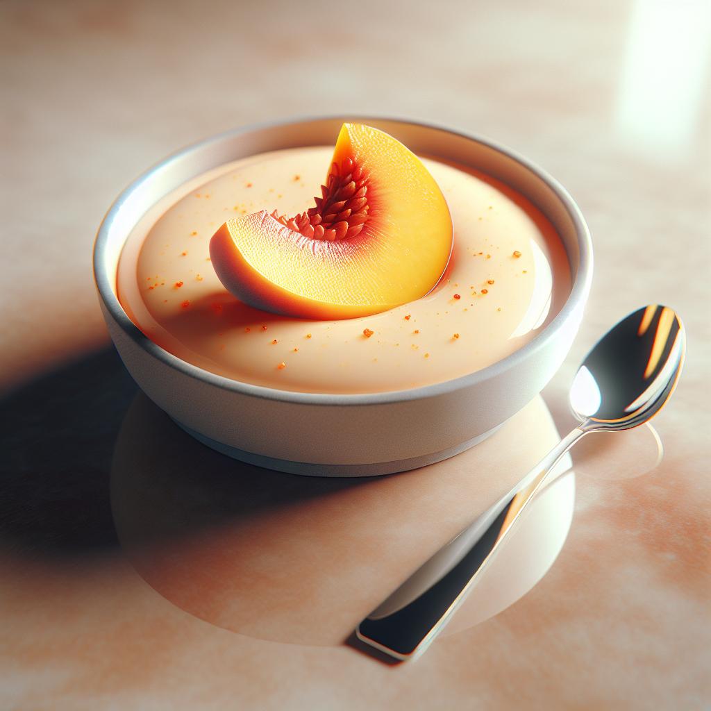 Mousse de melocotones