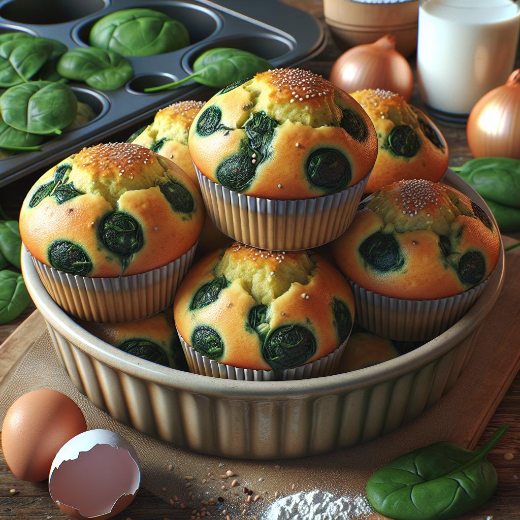 Muffin de espinacas