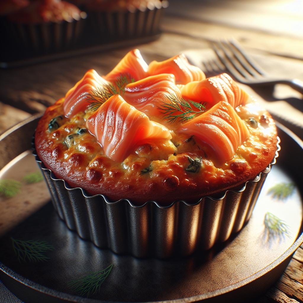 Muffin al salmón