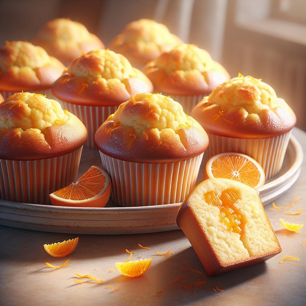 Muffins de naranja