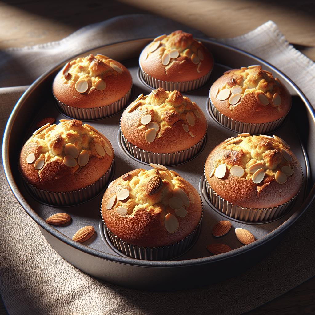 Muffin de almendras