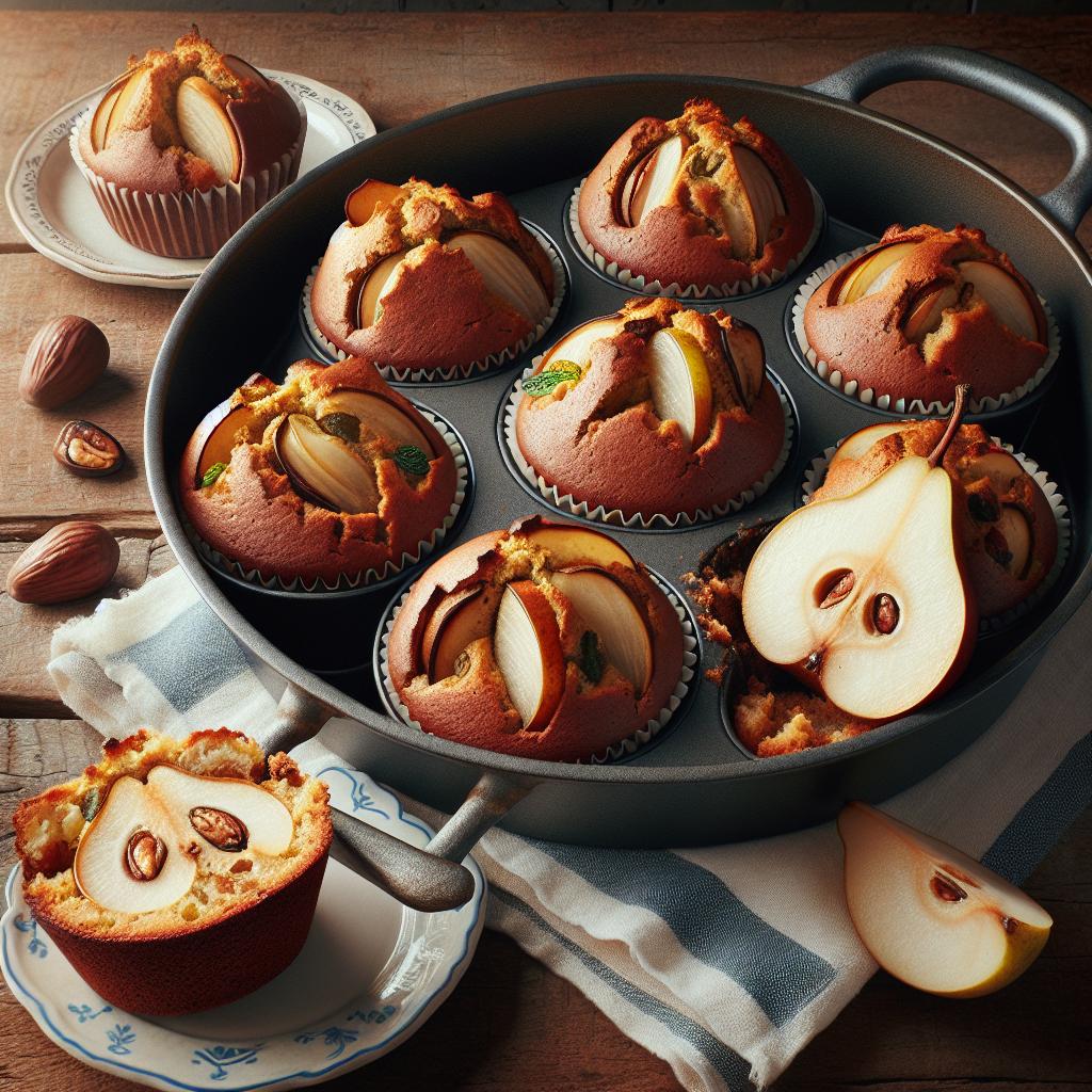 Muffin de castañas y peras