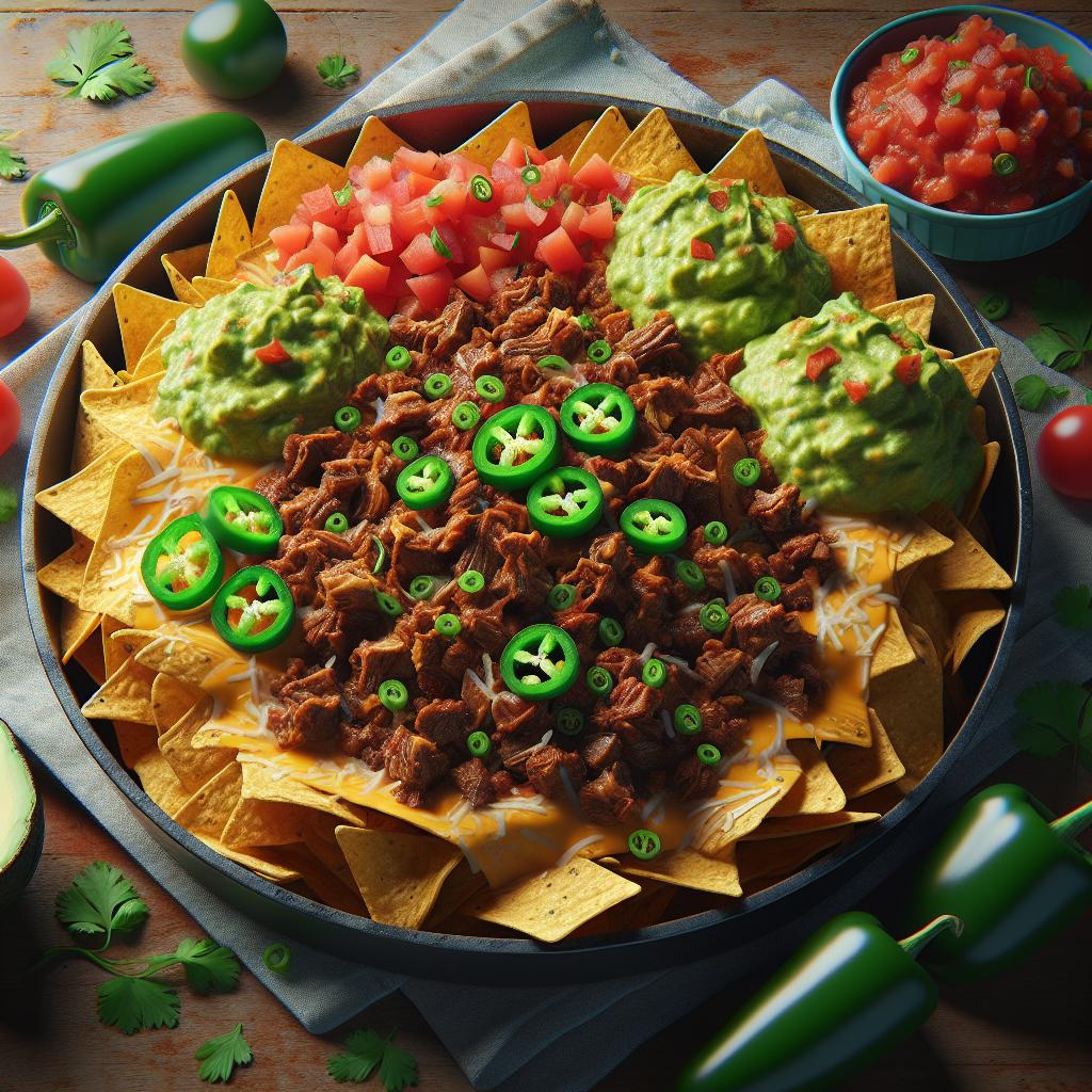 Nachos con carne