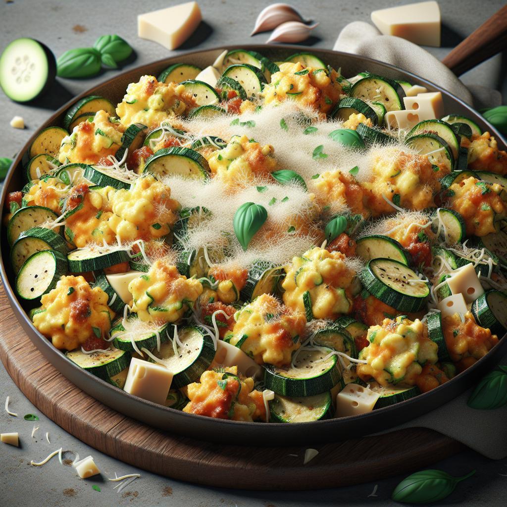 ज़ुकीनी और पेकोरिनो के बादल