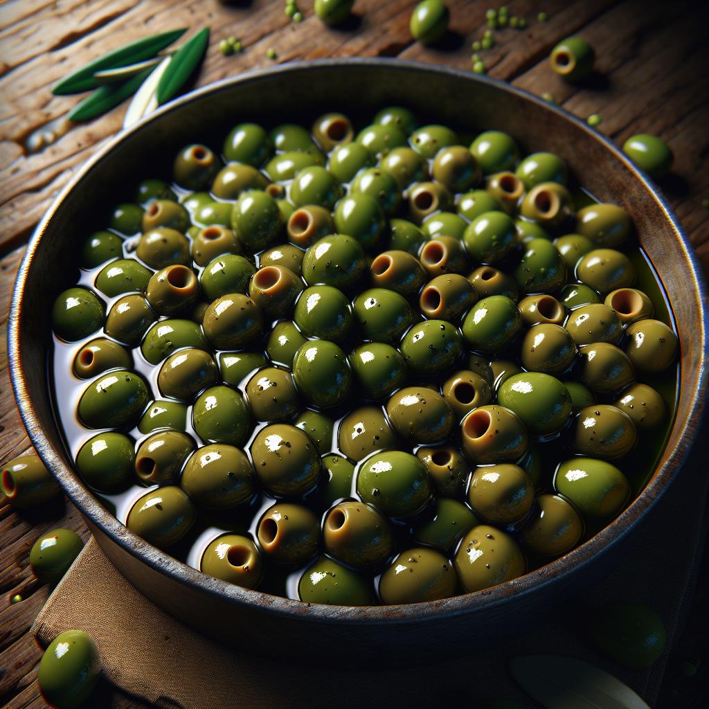 Aceitunas aplastadas