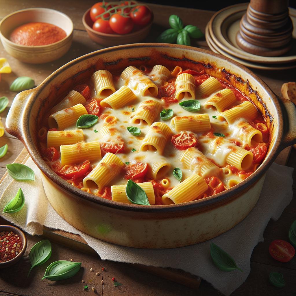 Paccheri a la sorrentina