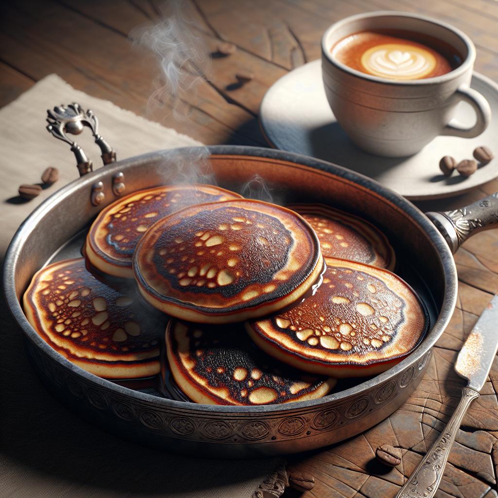 Pancakes al café