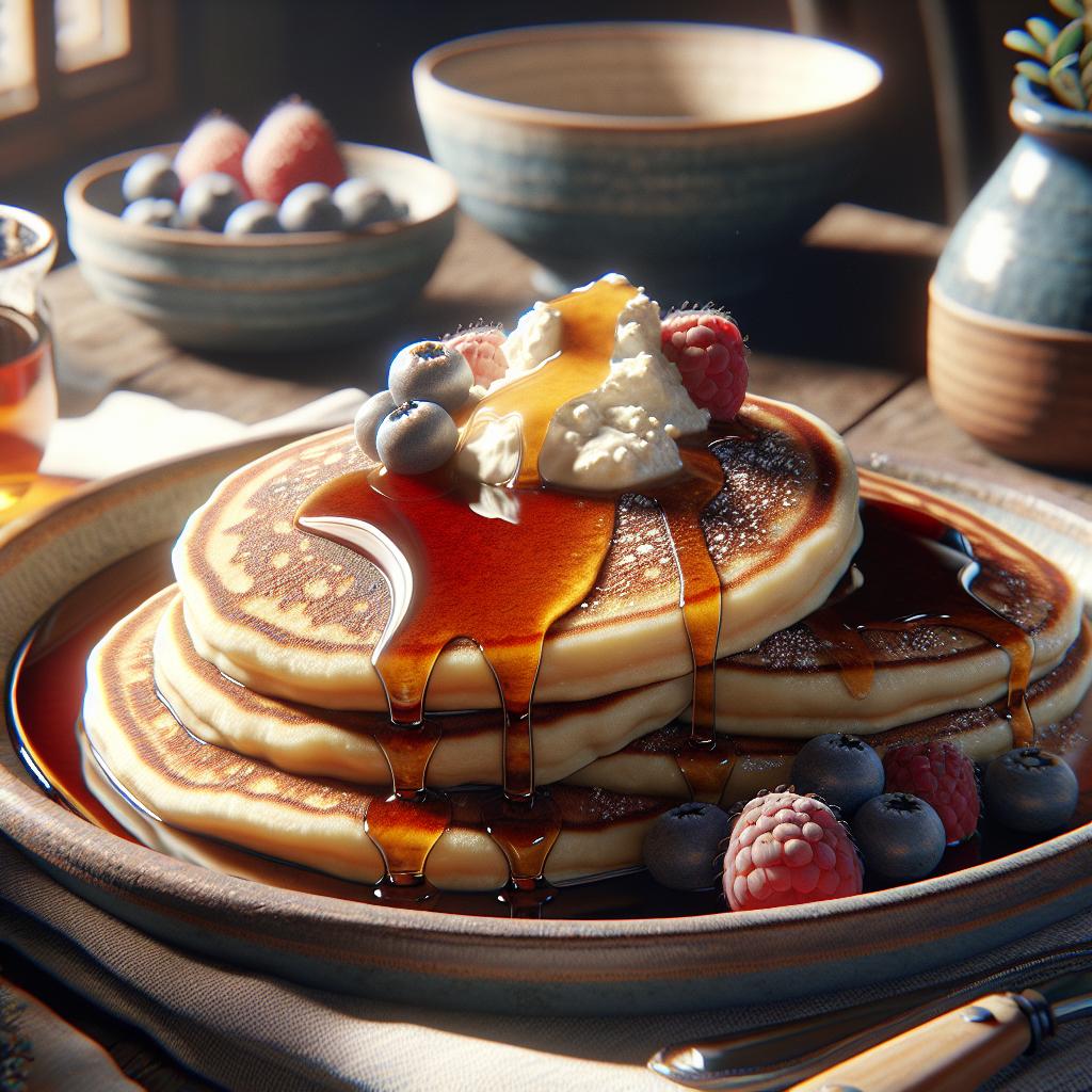 Pancakes de ricotta